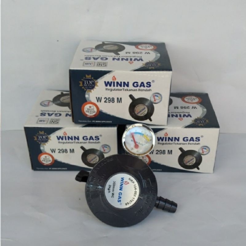 REGULATOR WINN GAS W 298 METER BER SNI REGULATOR ANTI BOCOR