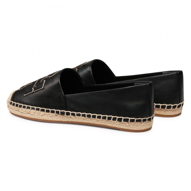 Try Burch Women Ines Espadrilles Perfect Black 100% Authentic