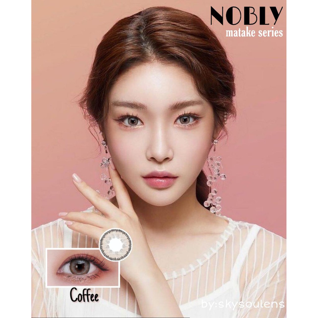 Softlens NOBLY Magical FLAT DIA 15.00mm NORMAL &amp; MINUS  COFFEE BLACK AZUL INDIGO (-0.50 s/d -3.00)/Lensa  Kontak/BS