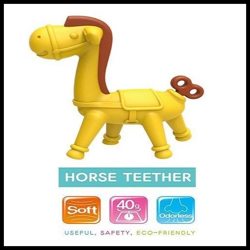 ANGE TEETHER BENTUK MONKEY BANANA / HORSE KUDA GIGITAN BAYI / TEETHER GIGITAN ANAK