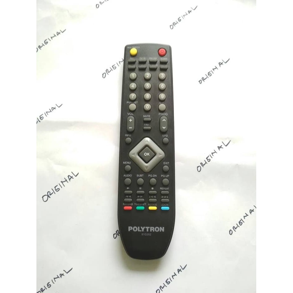 Promo Remot Remote Polytron Original 81G352 84I209 Set Top Box Home Theatre Murah Banget