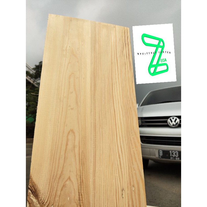 papan kayu jati Belanda 100x60x2cm vernis
