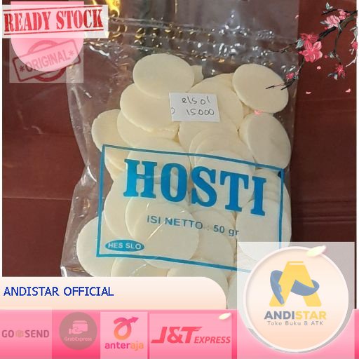 

HOSTI 50 GR / HOSTI 100 GR / HOSTI AYAT(ISI 100 PCS)