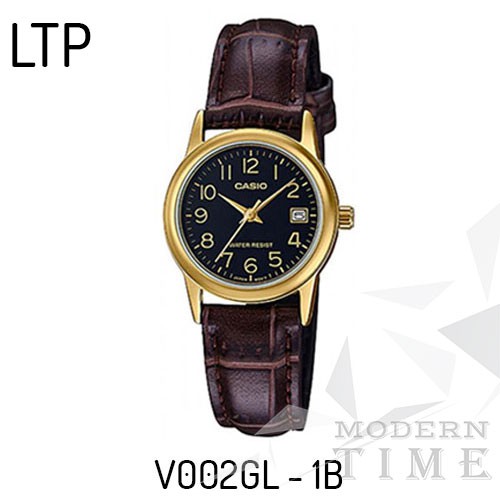 Casio Original LTP-V002L / V002GL (Jam Tangan Kulit Wanita)