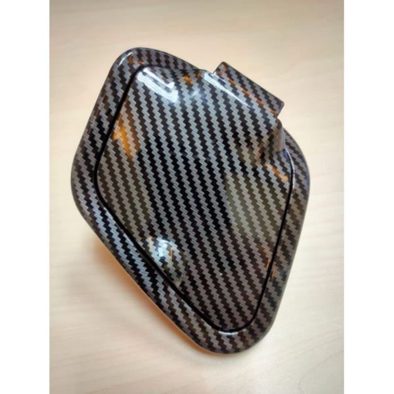 CONPARTMENT COVER TUTUP BODY DEPAN KIRI LACI DEPAN YAMAHA NMAX NEW 2020 2021 CARBON FULL HITAM