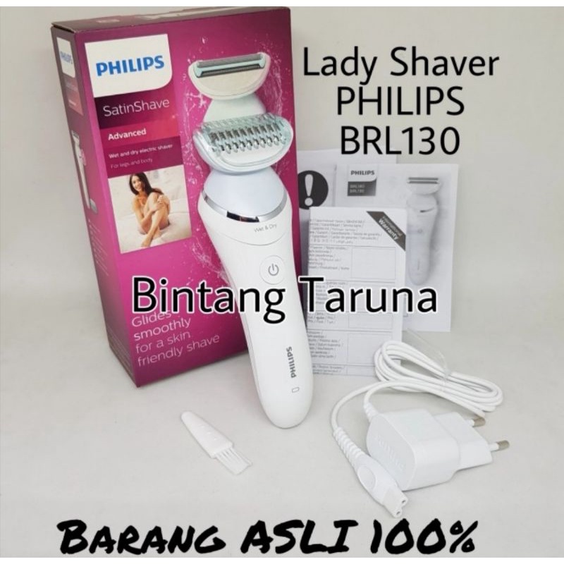 Satinshave Philips BRL130 Female Shaver BRL Lady Shaver Philips BRL130 Original