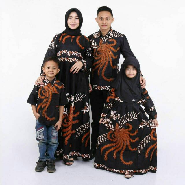 Batik Couple keluarga sania ruffle ori ndoro jowi dnt mataram