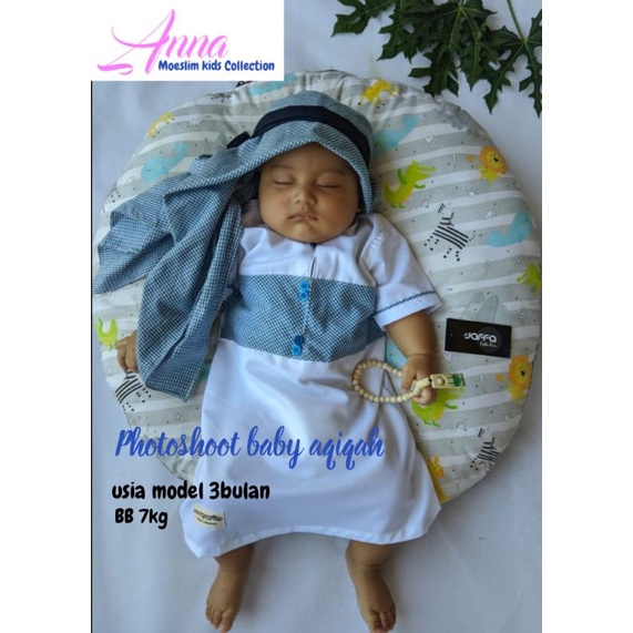 JUBAH BAYI /JUBAH AQIQAH/JUBAH ANAK LAKI" NEWBORN