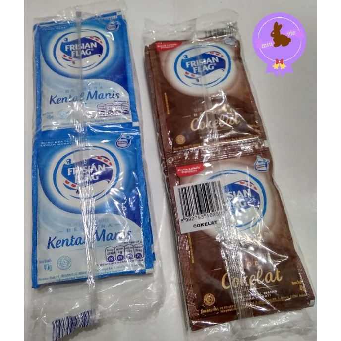 

Susu Kental Manis Bendera Sachet 6 Pcs