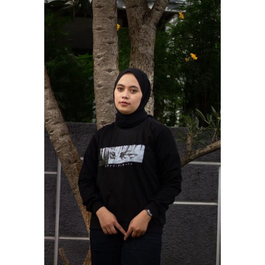 CREWNECK LEVIE//SWEATER UNISEX FLEECE TEBAL TERBARU'