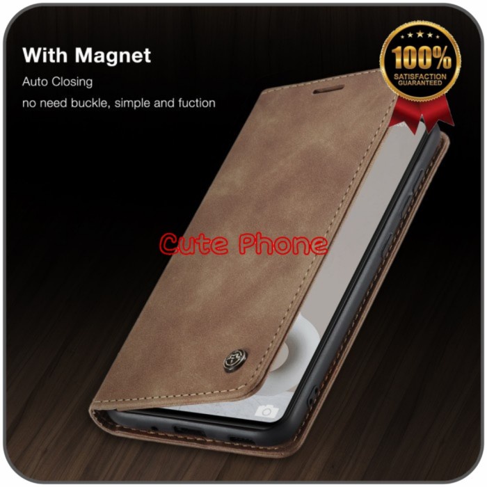 Casing Soft Case Samsung M31 M 31 Flip Case CSM Flip Leather Wallet