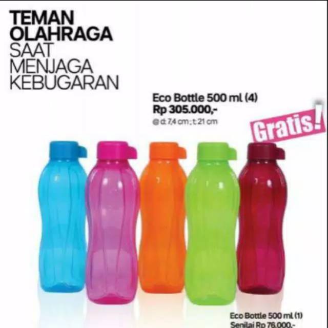 Tupperware eco botol