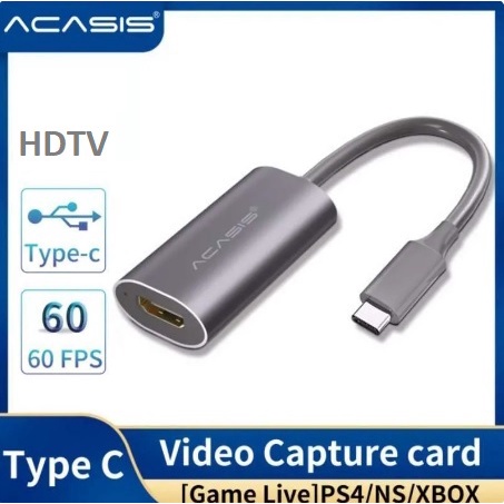 Video Capture HDMI ACASIS Full HD 1080p HDTV Video Capture USB Type C