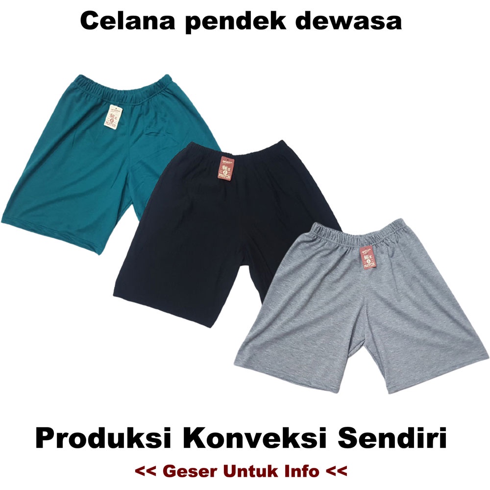 Celana Pendek Dewasa dan Remaja, Bahan Babyterry Premium, Bisa Pria Dan Wanita