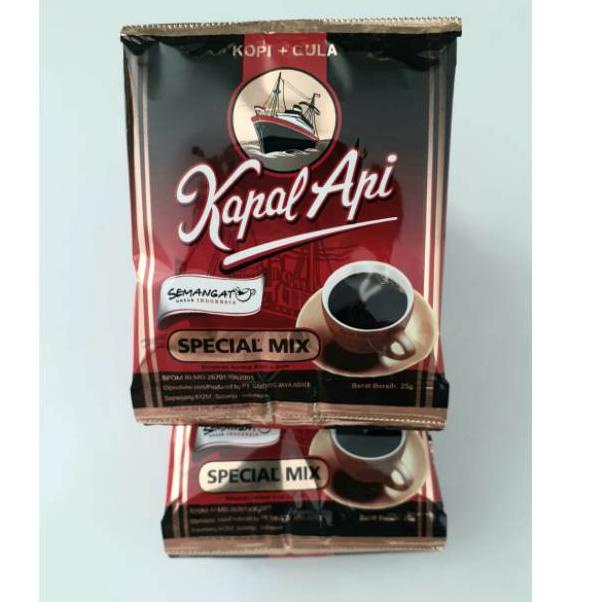 

Best Product YFNBU TokoMinah Kopi Kapal Api Mix Gula 25gr 1 renceng (10pcs) 46 Laris
