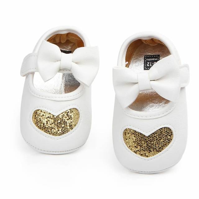 Prewalker Heart Ribbon/ Sepatu anak perempuan