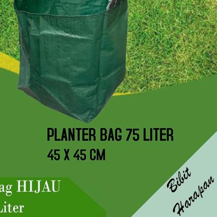 ☃ Planter bag 100 Liter Pot Tanaman PlanterBag Media Tanam - 50 Liter ™