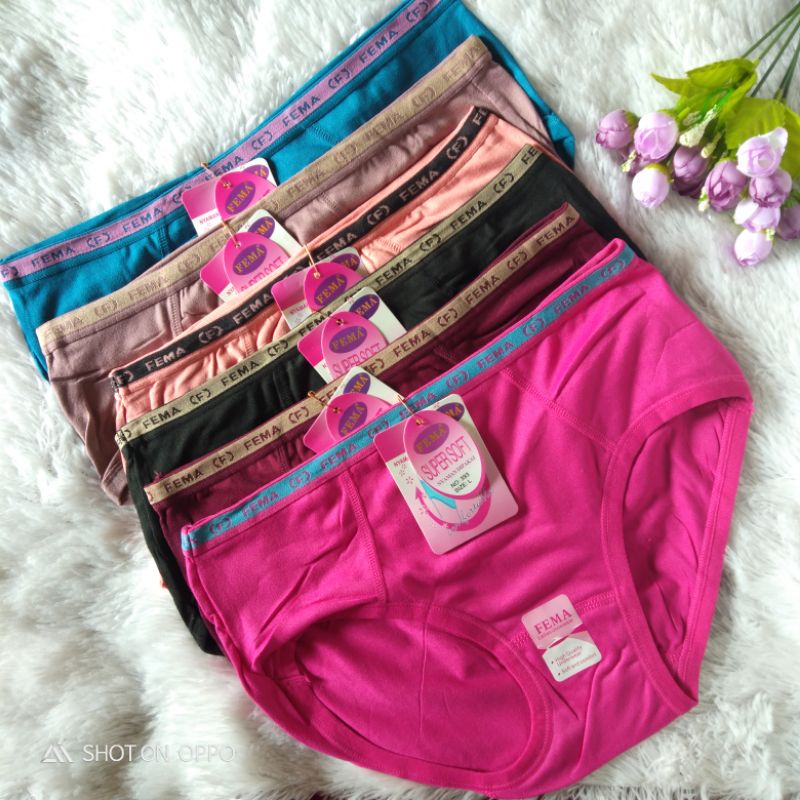CELANA DALAM WANITA ORI FEMA393/CD FEMA MURAH  HALUS/CD IMPORT.FEMA