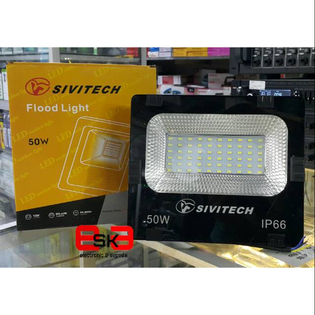 Lampu LED Sorot 50 Watt 220 Volt SIVITECH White