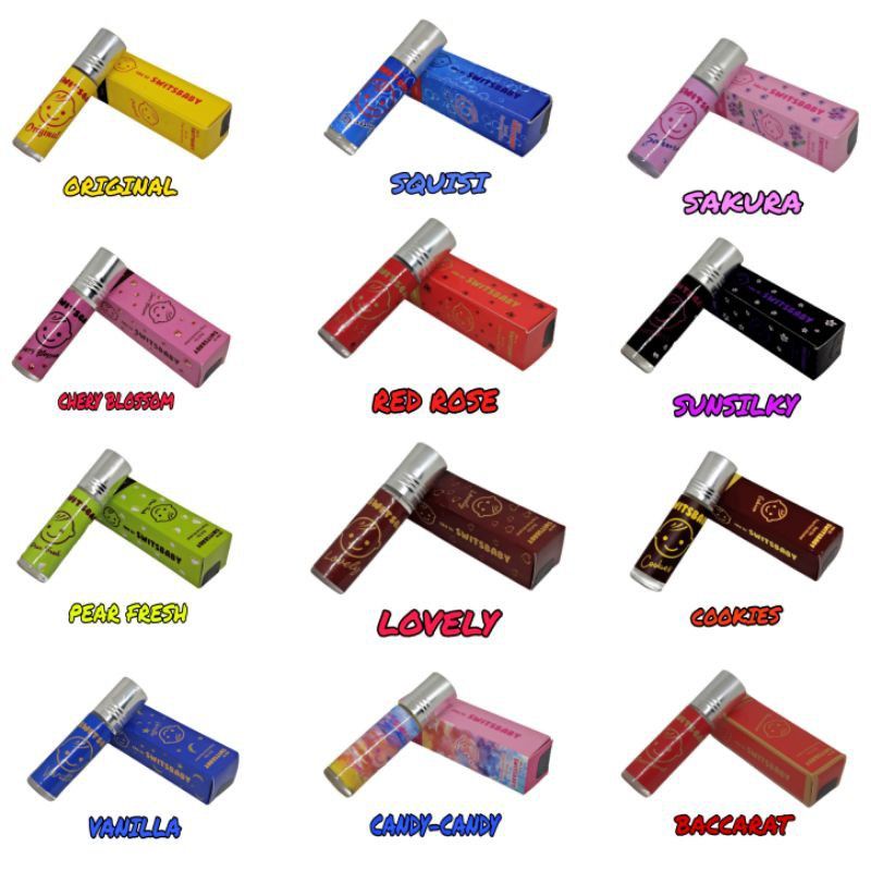 (BISA  COD) PARFUM SWITSBABY ROLL-ON 6ML ORIGINAL PARFUM ZWITSAL PARFUM SWITSAL PARFUM