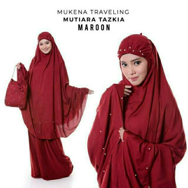 MUKENA BALI DEWASA MUTIARA TAZKIA | MUKENA KATUN RAYON POLOS | MUKENA TRAVELLING