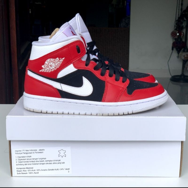 Air Jordan 1 Mid Gym Red