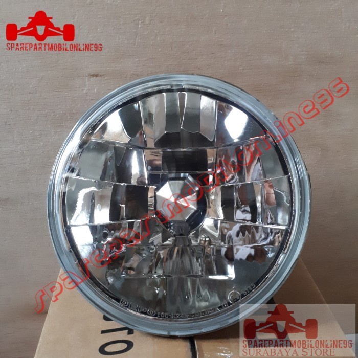 Lampu Reflektor 7 Inch Inci Bulat Kristal DEPO