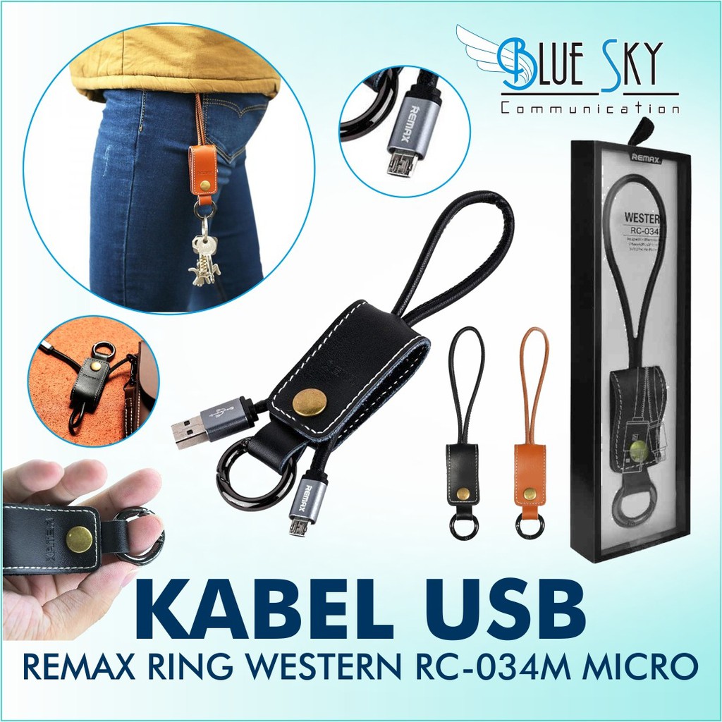 KABEL USB REMAX RING WESTERN RC-034M MICRO