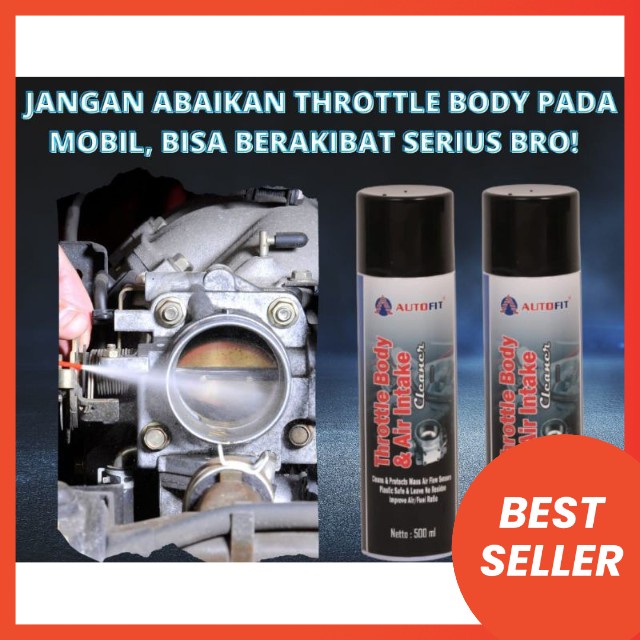 Pembersih throttle body dan intake cleaner autofit 500 ml