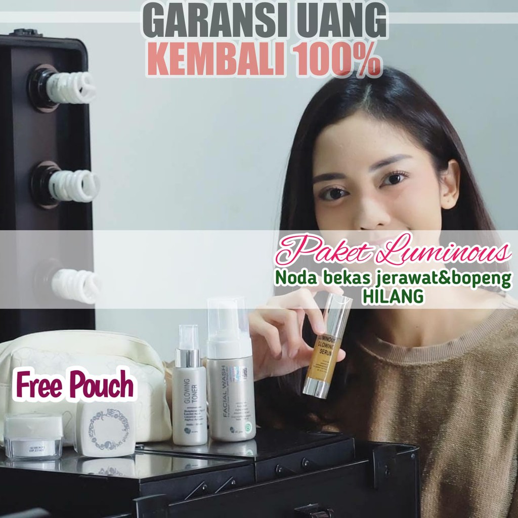 MS GLOW ORIGINAL PAKET MS GLOW OFFICIAL LUMINOUS OBAT BEKAS JERAWAT SERUM BOPENG MSGLOW