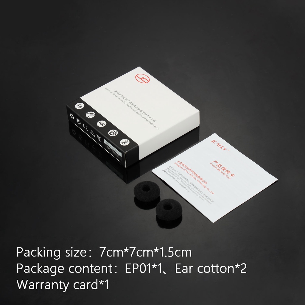 JCALLY EP01 Earbud with Microphone alt KZ EDX Pro QKZ AK6 X Pro TRN MT1 Vido Nicechk Earbud-7