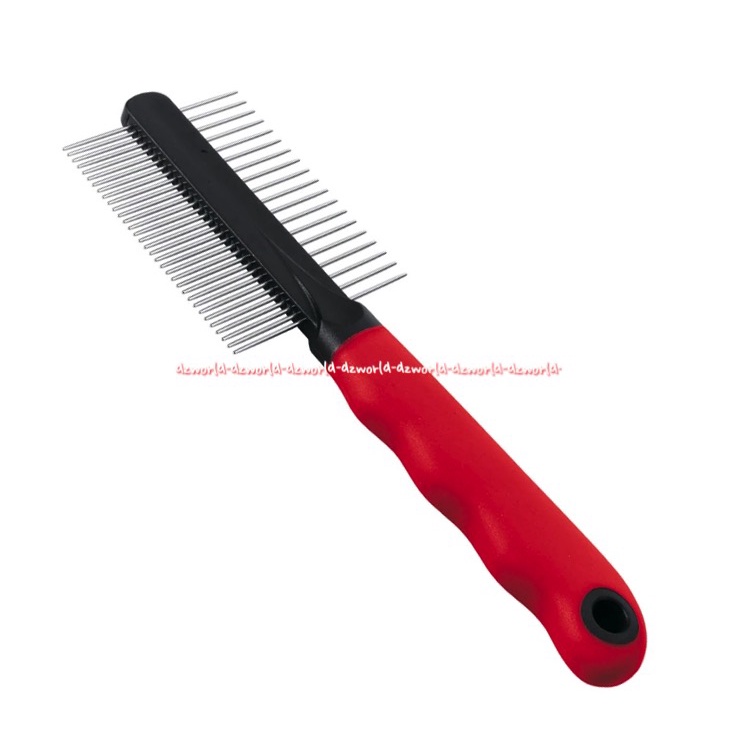 Ferplast Comb Coat Sisir Hewan Kucing Anjing 2 Sisir Gigi Jarang Bulu Panjang Fer Plast Pets Comb