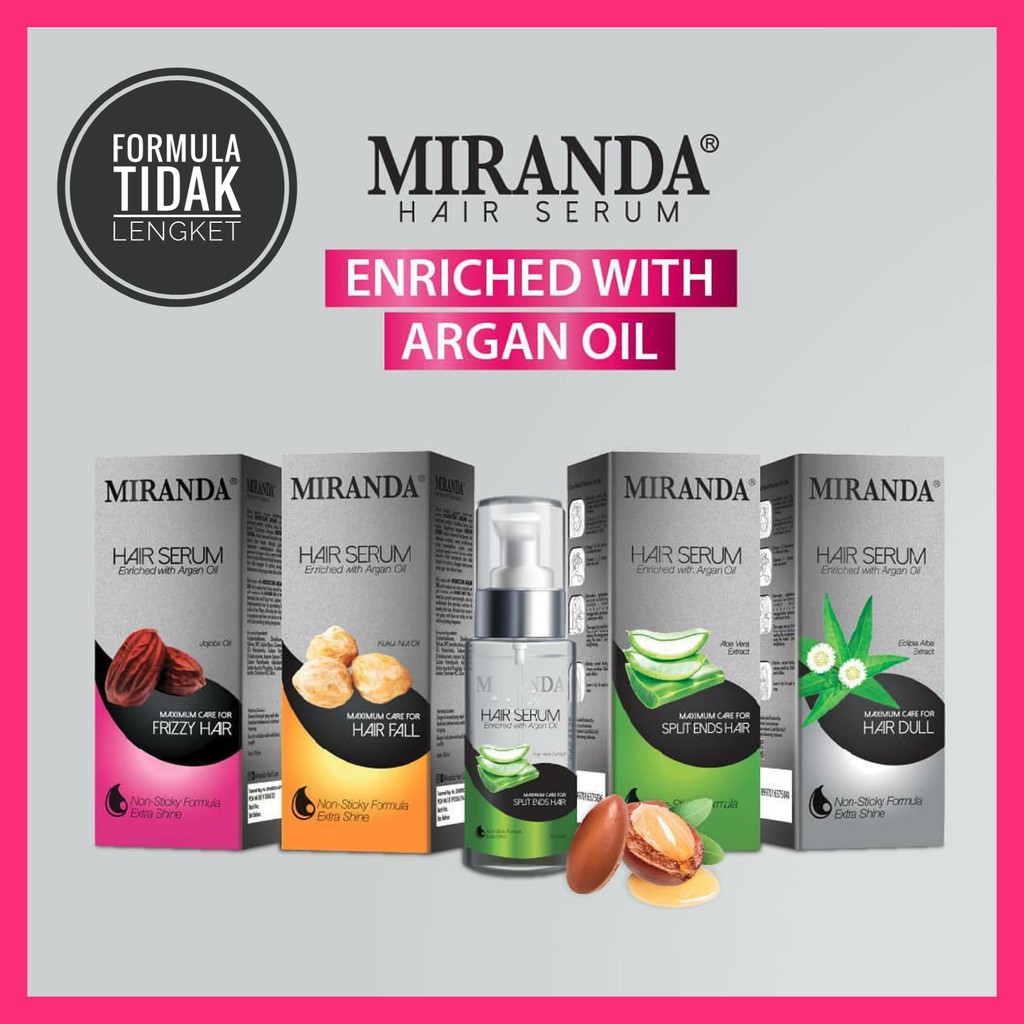 MIRANDA HAIR SERUM -  SERUM PERAWATAN RAMBUT - 100ml