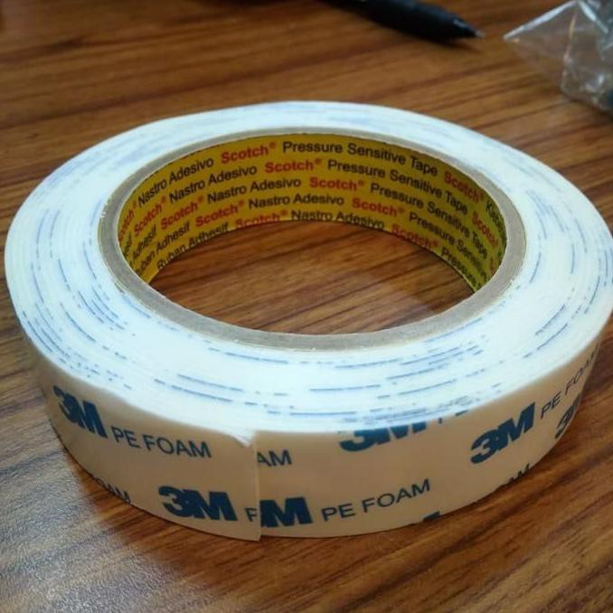 

Double Tape 3M Pe Foam Putih 12 mm x 4 meter