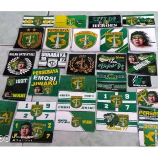 Sticker Persebaya Surabaya Bonek Uk 13x22cm 12rb 3 Lembar Shopee