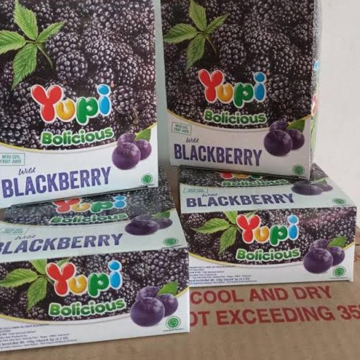 

freeOngkir!!! Yupi Bolicious Lychee,Blackberry,Starwberry box isi 24pcs