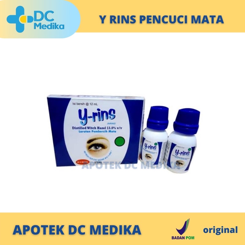 Y-Rins / cairan pencuci mata / cuci mata / tetes mata / obat mata
