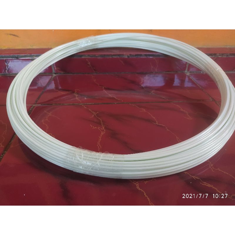 Jeruji Fiber 2.2 mm putih susu Untuk Dondang Merpati Full Roll