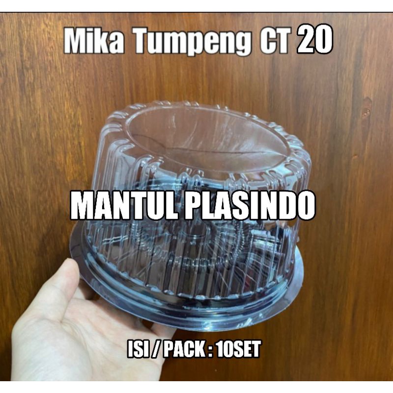 isi 10set mika tumpeng mini CT20 / tumini mika cake tray kue tart