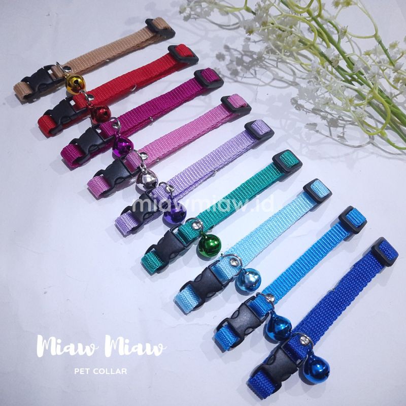 Kalung Kucing Lonceng 14mm by Miaw Miaw