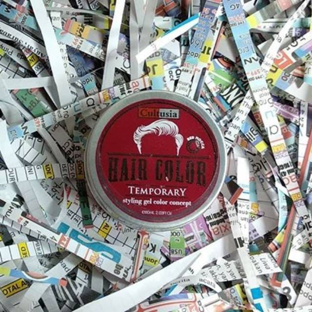 Cultusia pomade warna hair colour temporary