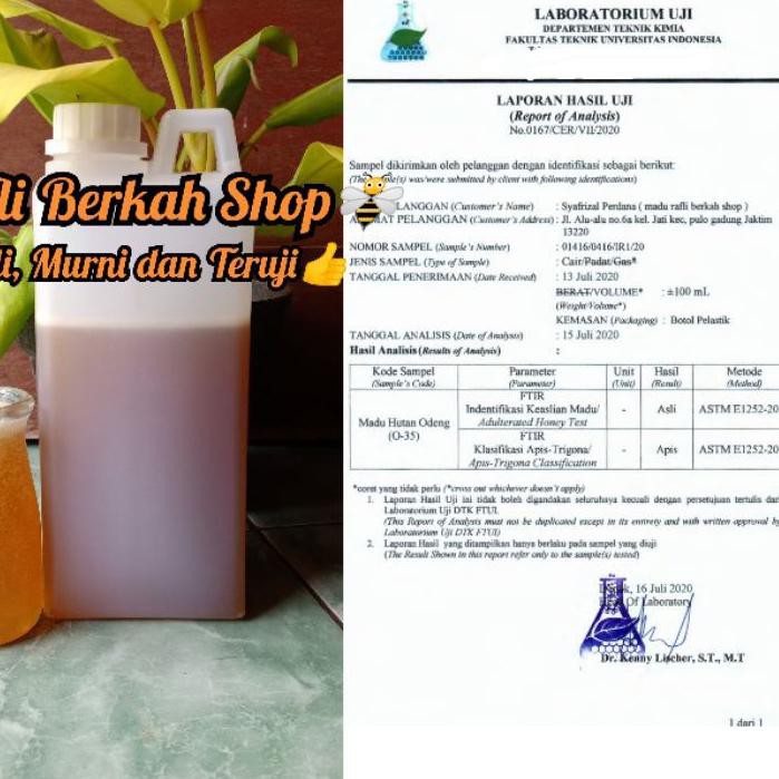 

PROMO 11.11 (ona-770) Madu asli hutan baduy/uray forest/raw honey apis dorsata 1kg