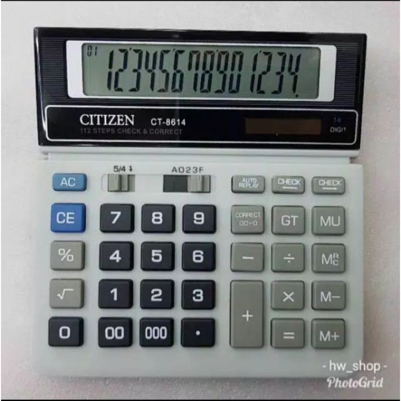 

Kalkulator Citizen CT 8614 . Kalkulator 14 Digit
