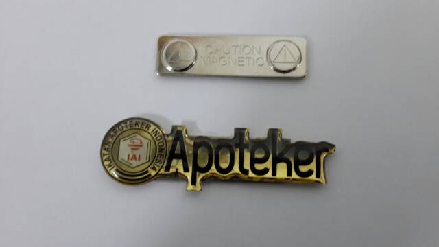 Pin magnet apoteker /pin apoteker