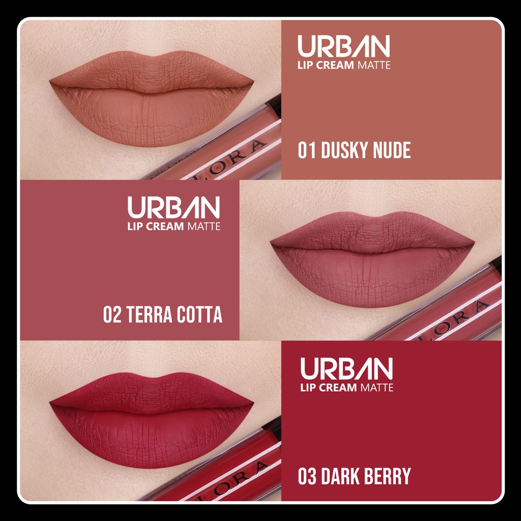 LIP CREAM URBAN MATTE IMPLORA ORIGINAL READY LENGKAP