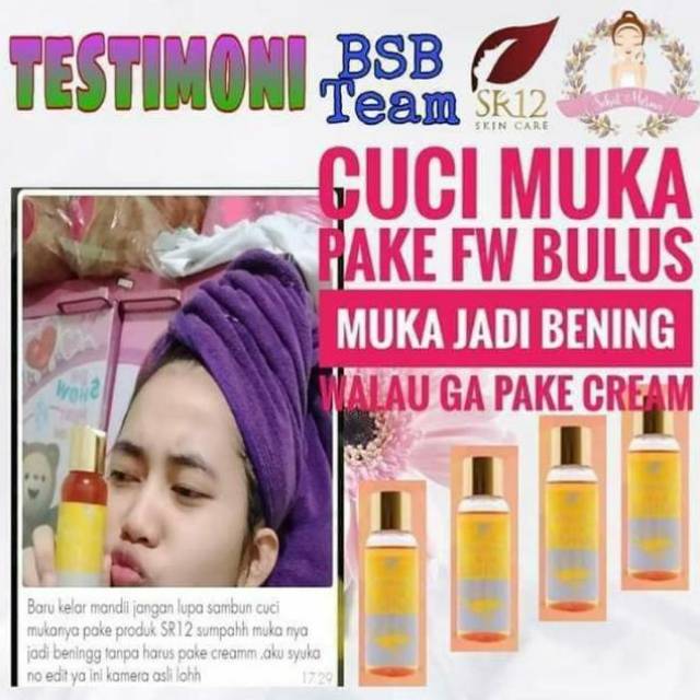 Facial Wash Bulus SR12 / Sabun Bulus Cair Herbal / Sabun Wajah / Soap Sabun / Sabun Herbal