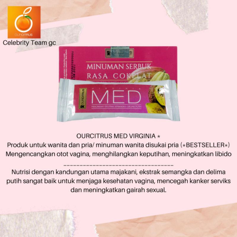 MED VIRGINIA BY OURCITRUS 1 box isi 13 saset