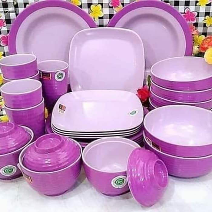 Melamin piring makan - Ungu