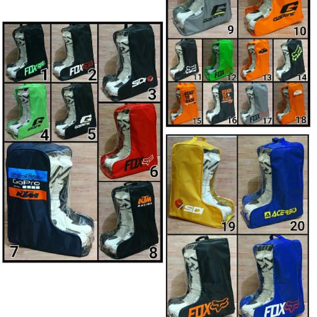 TAS SEPATU MOTOCROSS GRASSTRACK ENDURO TRABAS