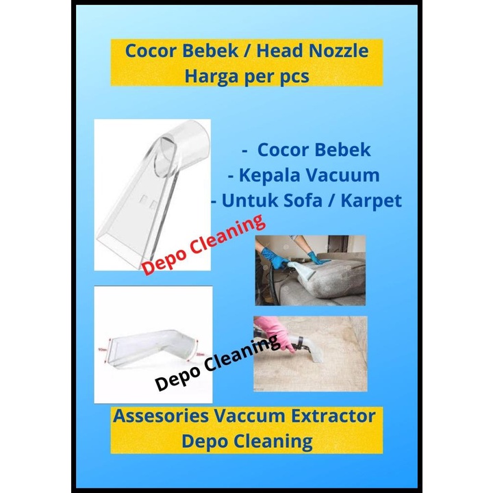 Cocor Bebek Kepala Vacuum / Hand Nozzle Extractor